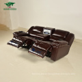 Factory Price Genuine Leather Living Room Modern Furniture Wood Frame Sofa Set